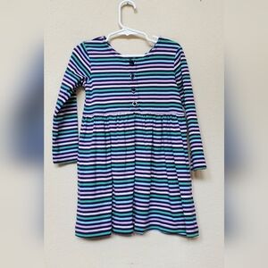 Hannah Anderson Striped Girls Dress.  Size 4
